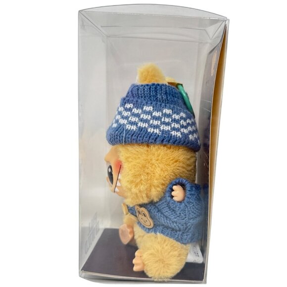 Pop Mart Labubu Clothing – Blue Cardigan & Blue Beanie Outfit - Picture 4 of 4